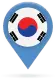 Seoul, South Korea Location Marker