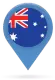 Perth, Australia Location Marker