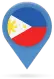 Manila, Philippines Location Marker