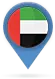 Dubai, UAE Location Marker