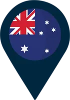 Perth, Australia Location Marker