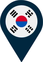 Seoul, South Korea Location Marker