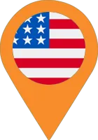 Sugar Land, TX, USA Location Marker