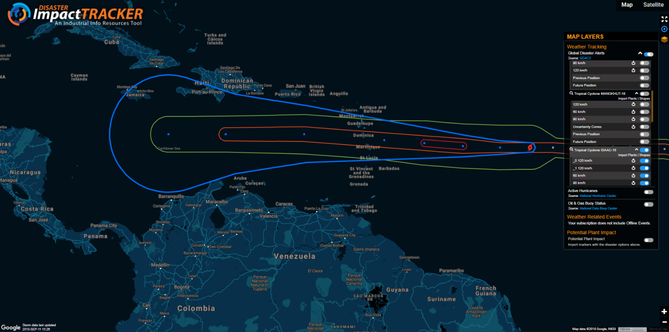 Disaster Impact Tracker - Tropical Storm Isaac