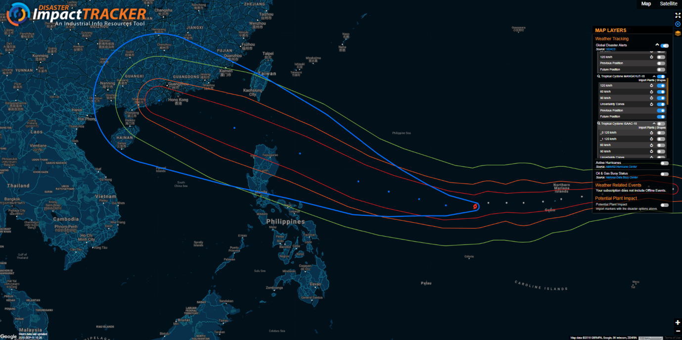Disaster Impact Tracker - Typhoon Mangkhut