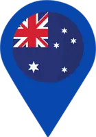 Perth, Australia Location Marker