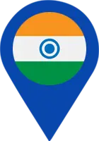 New Delhi, India Location Marker