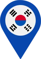 Seoul, South Korea Location Marker