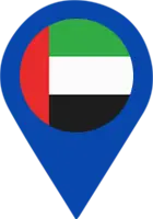Dubai, UAE Location Marker