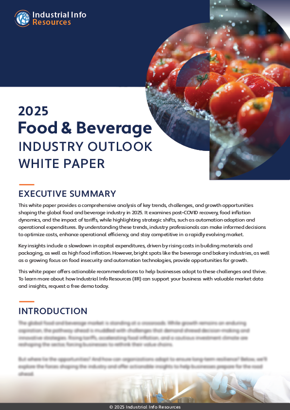 2025 Food & Beverage Industry Outlook White Paper