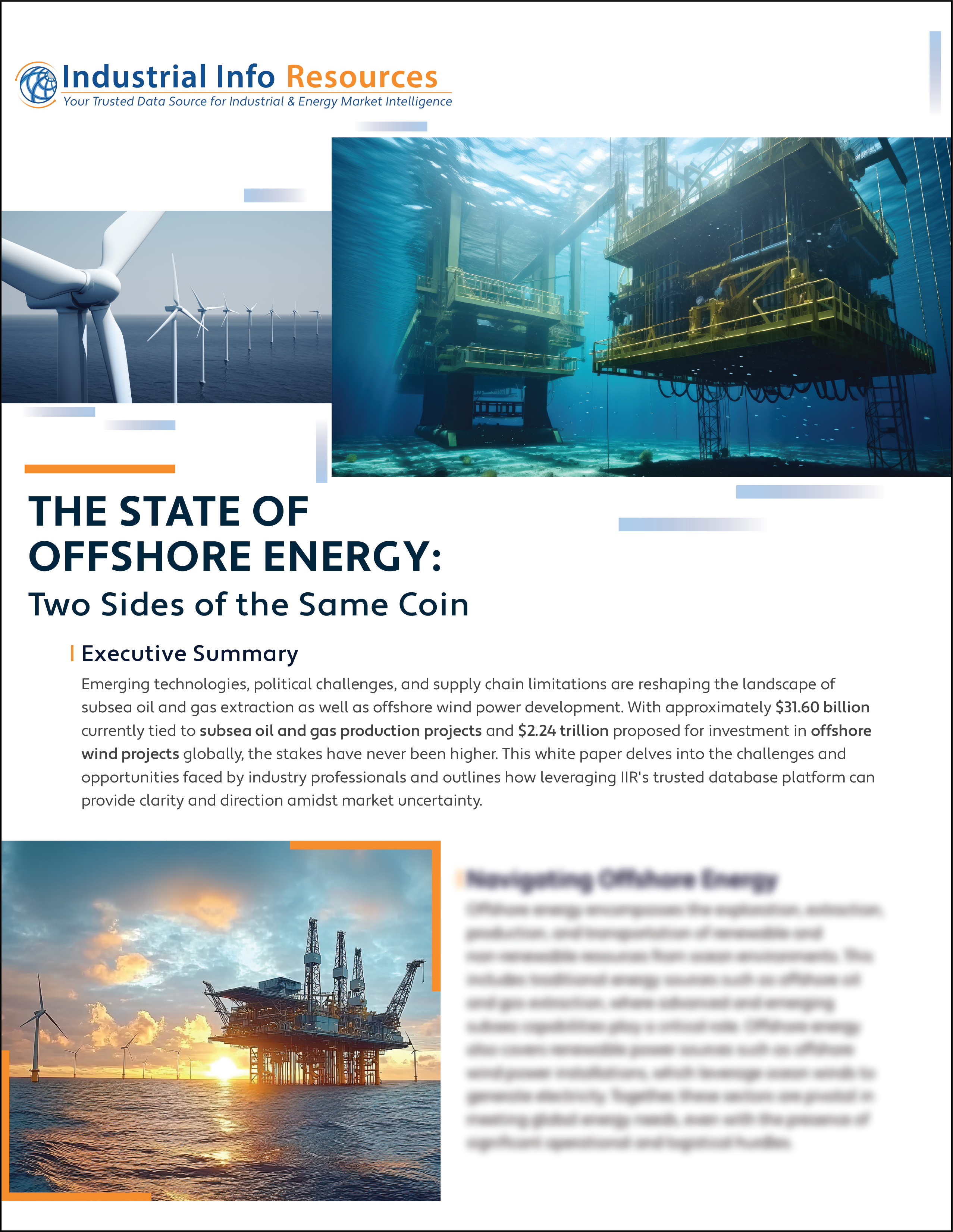 The State of Offshore Energy: Two Sides of the Same Coin