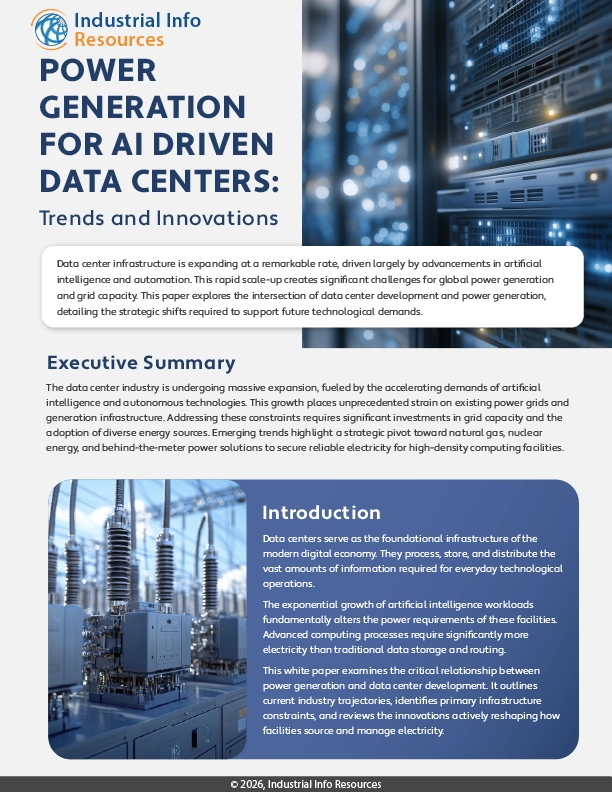 Power Generation for AI Driven Data Centers: Trends and Innovations
